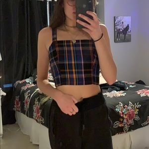 Plaid tank top from hollister